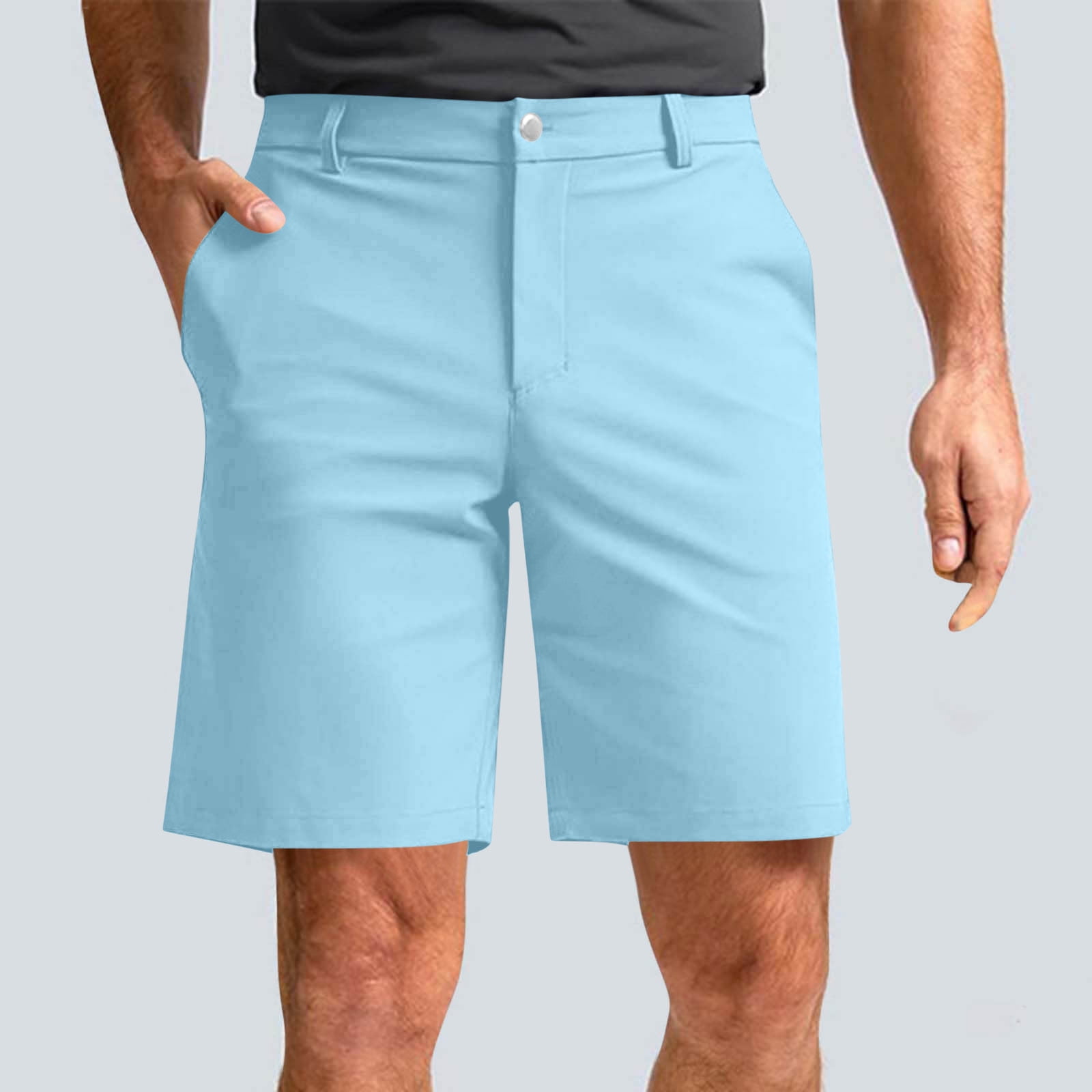 FRSASU Men's Golf Shorts Dress Casual Work Flat Front Lightweight