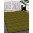 thumbnail image 3 of Ahgly Company Tapis d'Intérieur Ronds de Style Transitionnel Lavables à la Machine, Vert Olive, 3 Pieds Rond, 3 of 7