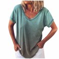 thumbnail image 1 of Birdeem T-Shirt Décontracté Polyvalent pour Femmes, Cool, Imprimé, Confortable, à Col en V, Coupe Ample, 1 of 1