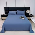 thumbnail image 4 of Btomtd Solid Color Ease Friendly Washable Sheets, Blue, 4 of 6