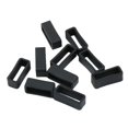 thumbnail image 2 of lionlar 10x Black Siliccone Watch Band 26mm Watch Replacement Loops Watch Phone Keeper ., 2 of 6