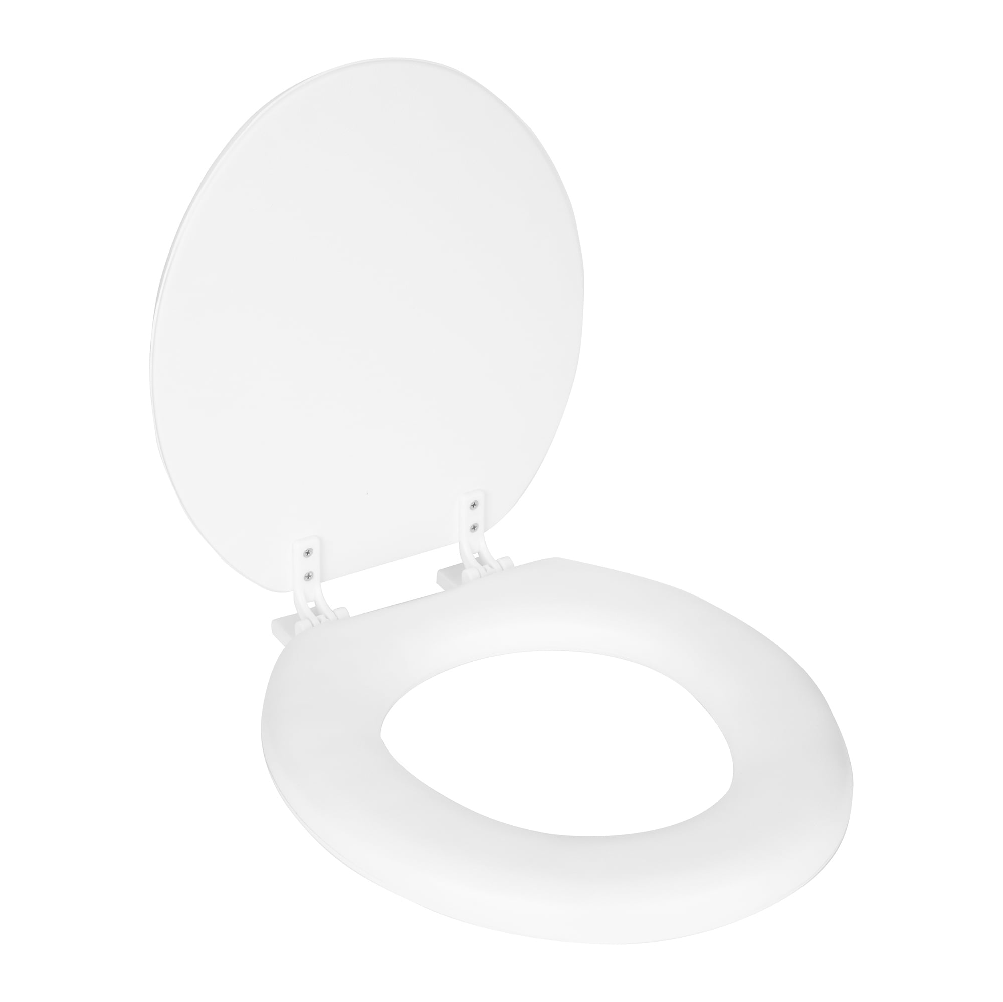 Mainstays Round 16 in Soft Cushioned Toilet Seat, Classic White