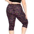 thumbnail image 3 of Stretch Is Comfort Women's Plus Size Knee Length Leggings| Adult X-Large - 7x, 3 of 5