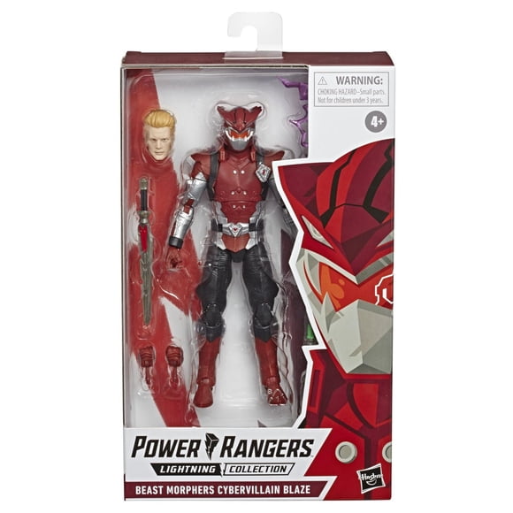 Power Rangers Lightning Collection - Figurine articulée de collection Cybervillain Blaze Beast Morphers
