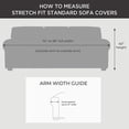 thumbnail image 4 of CHOK 2024 Ultimate Stretch Leather Housse de Sofa 4 Pcs Selle Vieillie, 4 of 7
