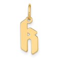 thumbnail image 1 of Diamond2Deal 14K Yellow Gold Lowercase Letter K Initial Pendant for Women, 1 of 3