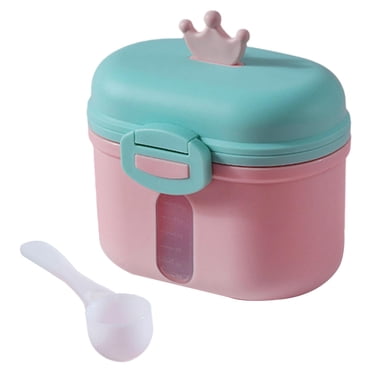 Distributeur de Préparation pour Bébé Rangement pour Collations Anti-Fuite - Boîte à Lait pour Nourrisson Rose Rose Petit