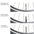 thumbnail image 1 of 15pcs Bike Valve Adapter Set, High Strength Copper and Plastic Bicycle Valve Adapter for SV AV DV Valve Inflatable Bikes Balloon, 1 of 8