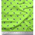 thumbnail image 1 of Soimoi Green Cotton Duck Fabric Insect & Texture Printed Fabric 1 Yard 42 Inch Wide, 1 of 2