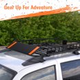 thumbnail image 3 of AKDSteel Universal Roof Rack Basket, 64x39/46x36 Inch Steel Cargo Carrier with Adjustable Extension, 200 lbs Capacity for SUV, 3 of 7