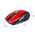 thumbnail image 1 of Souris de Jeu Sans Fil Réglable DPI 2.4G Sans Fil Optique 6 Boutons pour Ordinateur Portable PC Portable, Rouge, 1 of 8