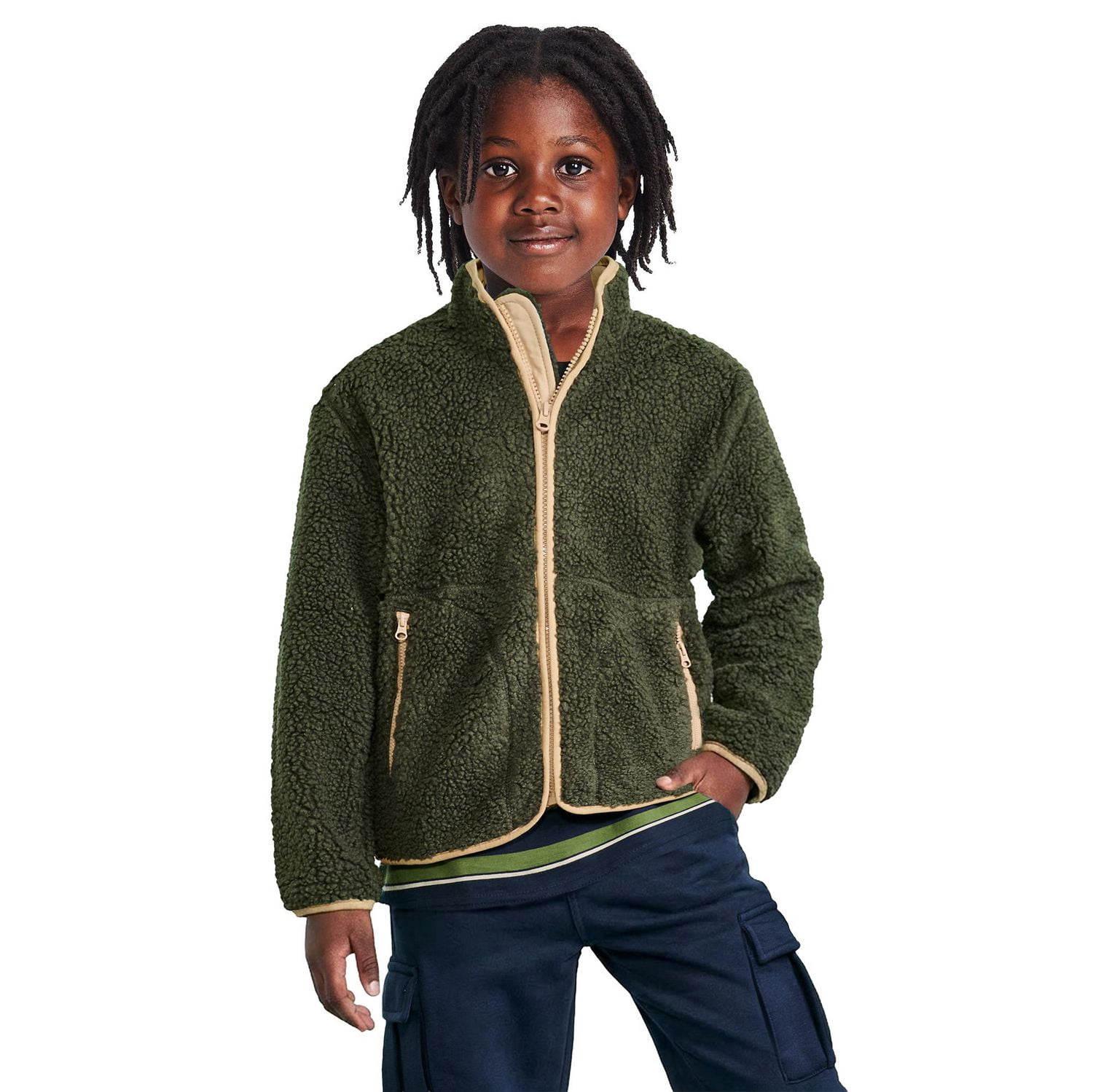 George Boys' Faux Shearling Jacket