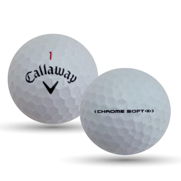 Mulligan - 24 Callaway Chrome Soft x 5A Recycled Used Golf Balls, White