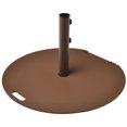 thumbnail image 1 of Costway Base de Parasol de Patio 50 Lb Support de Parasol de Marché Roues Poignée Brun, 1 of 10