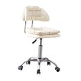 thumbnail image 2 of simhoa Tabouret Pivotant Tabouret Moderne de Salon pour Coiffeur pour Dessin de Beauté Cuisine Blanc, 2 of 8
