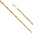 thumbnail image 1 of Dimaya Fine Jewelry 14K Yellow Gold 4-mm Miami Cuban Chain, 1 of 3