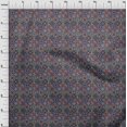 thumbnail image 3 of oneOone Silk Tabby Fabric Floral & Geometric Ethnic Print Fabric BTY 42 Inch Wide, 3 of 4