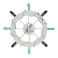 thumbnail image 1 of Nautical Beach Wooden Boat Ship Steering Wheel Fishing Net Shell Home Wall Decor(Sail), 1 of 5