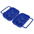 thumbnail image 4 of 6 Grid Egg Box, ABS Eggs Protective Box Shatterproof Anti Extrusion  For Trips For Barbecues For Picnics Orange,Blue,Green, 4 of 8