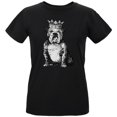 thumbnail image 1 of British Bulldog Crown Womens Organic T Shirt, 1 of 1