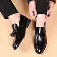 thumbnail image 4 of Cameland Chaussures Décontractées pour Hommes à Bout Rond en Cuir Confortables Chaussures Décontractées, 4 of 7