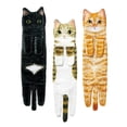 thumbnail image 1 of GUOOL 3 pieces Cat Funny Hand Towels Decorative Drying Towel Bathroom Drying Hands StyleJ, 1 of 9