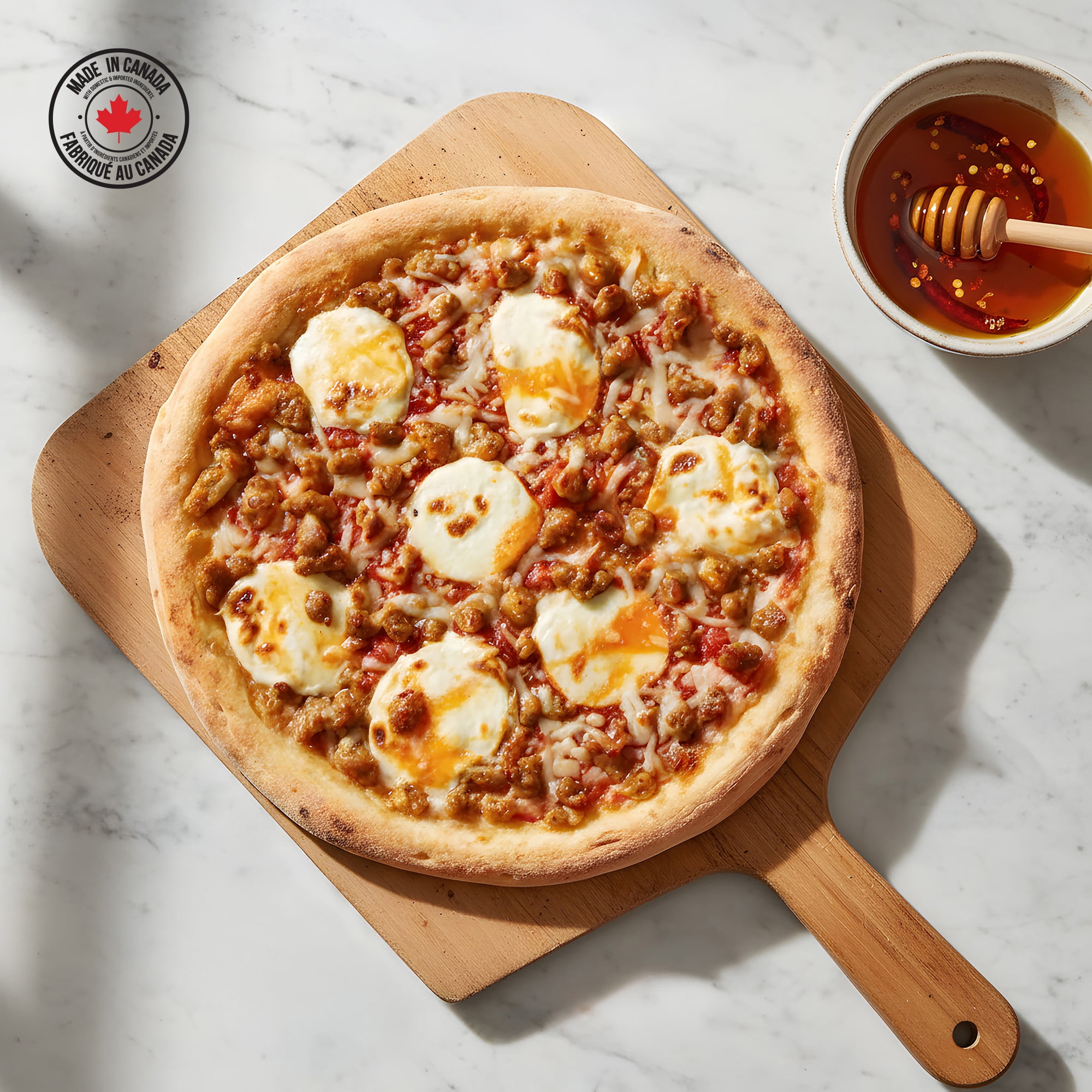 Pizza Martha Stewart à la saucisse et au miel piquant, 430 g