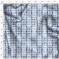 thumbnail image 4 of Soimoi Blue Poly Georgette Fabric Geometric Tie-Dye Decor Fabric Printed Yard 52 Inch Wide, 4 of 4