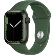 Restored Apple Watch Series 7 (GPS, 45mm) Green Aluminum Case with Clover Sport Band 32GB - Excellent (Certified Refurbished)
