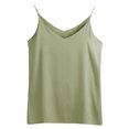 thumbnail image 5 of Timegard Womens Camisole Tops Spaghetti Strap V Neck Sleeveless Tank Tops Solid Color Comfy Shirts, 5 of 5