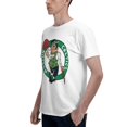 thumbnail image 4 of Celtics de Boston T-Shirt de Base à Manches Courtes pour Homme, Blanc, Moyen, 4 of 4