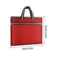 thumbnail image 3 of EGNMCR Business Briefcase Men's Cloth Portable File Bag A4 Waterproof Office Data Bag Office data, 3 of 4