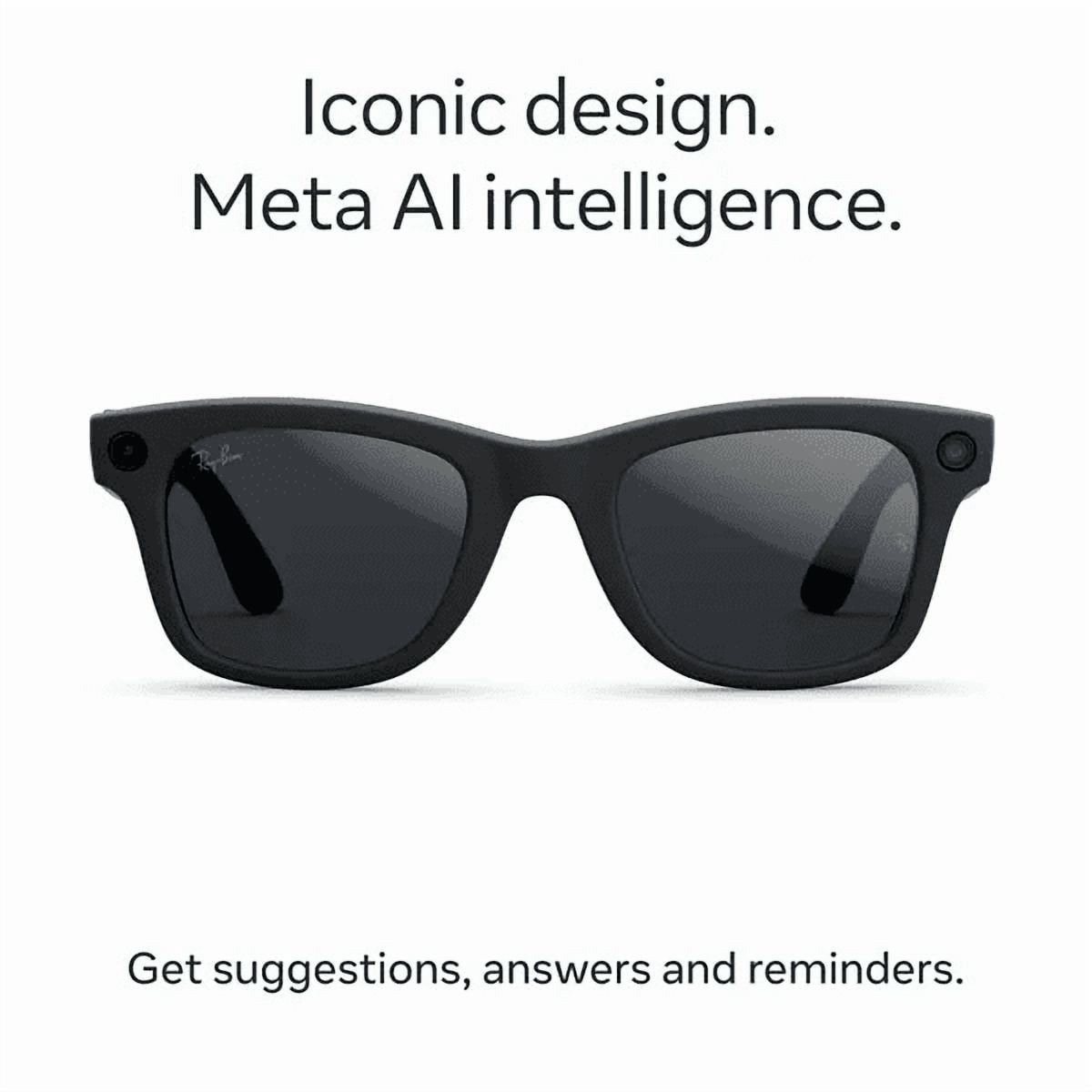 Ray-Ban | Meta Wayfarer (Gen 2) - Matte Black, Transitions ® Grey lenses