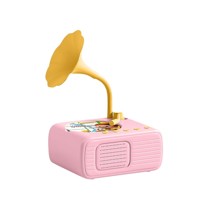 Kids Record Player under $5! CQCYD Kids Phonograph with Bluetooth and Sound Cards, Children's Early Education Music Player, Recording Toy for Learning and Christmas Gift