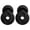 Black, variant on Tyeign Reusable Silicone Ear Plugs Noise Reduction 20-33 Db, Soft Moldable Sleep Earplugs for Travel Snoring Study, 4 Pairs with Case, 1 Pair of Earplugs