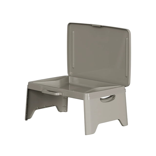 fastboy Table Pliable pour Salon Canapé-Lit Poignée Portable pour Transport Facile Plateaux Alimentaires Multifonctions cinerous