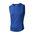 thumbnail image 2 of Débardeur de Sport Décontracté pour Homme à Col Rond, Débardeur de Musculation, Camisole pour Gym, Entraînement, Course, Mode Urbaine, Tenue Quotidienne, Été, Coupe Ajustée / IhhxPro, Bleu P, 2 of 8