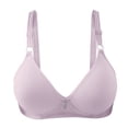 thumbnail image 1 of Soutiens-gorge Grande Taille pour Femmes Couleur Unie Aguichant Respirant Ajustable Soutien-Gorge Rassemblant, 1 of 3