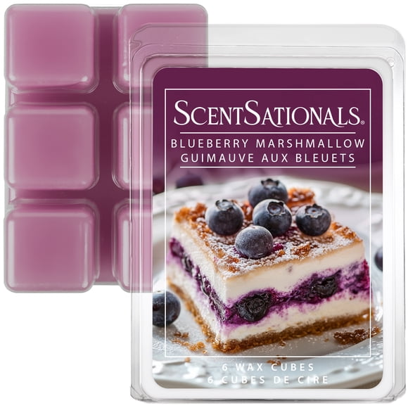 ScentSationals, Cubes de cire parfumés - Guimauve aux bleuets