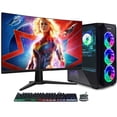 thumbnail image 1 of Gaming PC Desktop Computer - Intel Core i7 Processor, RTX 5060 8GB DDR6, 32GB DDR4 RAM, 2TB SSD, 27" Inch Gaming Monitor Windows 11 Pro WiFi ~ AQVIN Z, 1 of 5