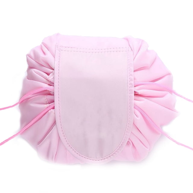 Yeacher Drawstring Cosmetic Bag for Women Travel Makeup Bag Case Organizer Storage Pouch Box