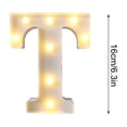 thumbnail image 2 of Illuminated LED Alphabet Letter Light Decorative Marquee Lamp for Birthday Party Wedding Children's Room Home Bar Wall Battery Operated, 2 of 6