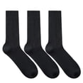 thumbnail image 3 of George Men's Dress Crew Socks 3-Pack, 3 of 3