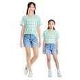 thumbnail image 3 of Short en denim mi-long imprimé George pour filles, 3 of 7