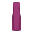 thumbnail image 5 of Jsaierl Robe Femme en Coton et Lin Été Sans Manches Robe d'Été Tunique Débardeur Robe de Plage d'Été Fluide Robes Maxi avec Poches, 5 of 5