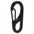 thumbnail image 1 of Snap Rope Hook Carabiner, Aluminum Alloy High Strength Snap Hook Clip Multi Purpose  For Hiking For Camping, 1 of 8
