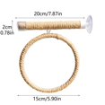 thumbnail image 3 of Suction Cup Bird Swing Comfortable Grip Parrot Play Stand With Linen Rope Easy To Assemble Small Bird Swing 15Cm Gift, 3 of 6