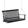 thumbnail image 1 of Outsunny 2-Seater Porch Swing Outdoor Patio Swing Chair with Slatted Design, 1 of 10