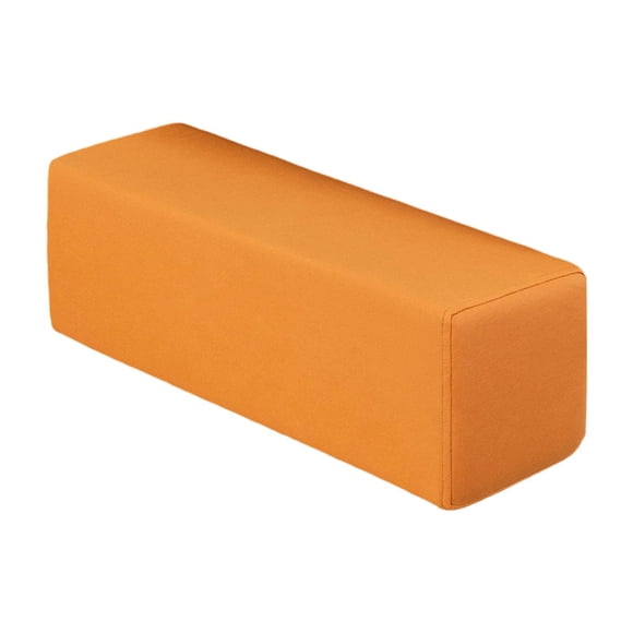 Tnarru Side Arm Rest Pillow Booster with Removable Pillowcase Pad for Sofa Bed Home orange
