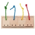 thumbnail image 3 of 1PC Adorable Pet Bird Feeding Toy Wooden Parrot Foraging Feeder Chewing Toy, 3 of 8